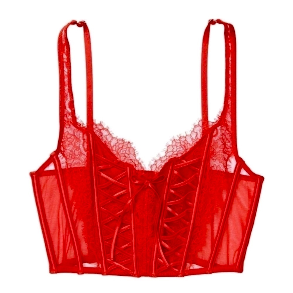 Victoria’s Secret Dream Angels Lace-up Corset Top Small-DD